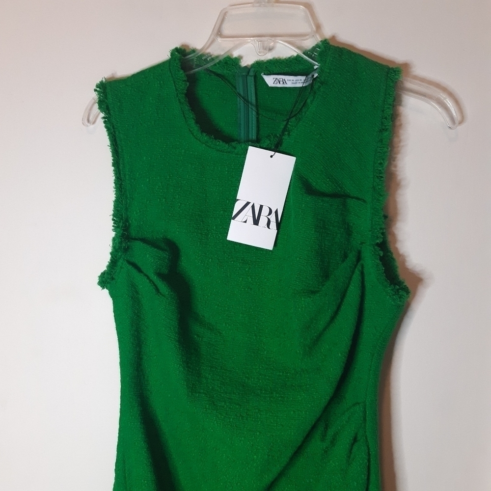 ZARA long textured weave dress - Picture 9 of 15